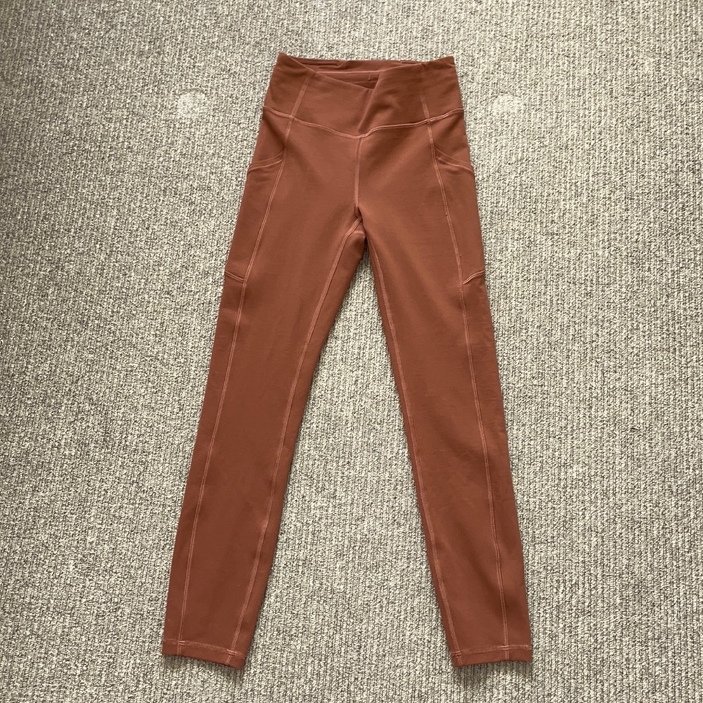lululemon athletica Rust Leggings